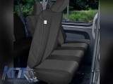 Tapiterie Kegel seria Tailor Made potrivita pentru bancheta tripla din spate a Renault Trafic, Opel Vivaro, Nissan NV300, Fiat Talento dupa 2014, neag