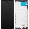 Display cu Touchscreen MP compatibil cu Samsung Galaxy A22 A225, cu Rama, Negru