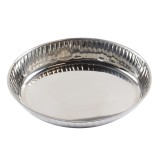 Cos de masa pentru paine, Kasemi 1103641, din inox, argintiu, 26 x 5 cm