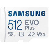 Card memorie Samsung Micro SDXC EVO Plus UHS-I U3 Clasa 10 512GB + Adaptor