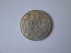 Moneda Argint Bulgaria 1 Lev 1910 Regele Ferdinand I, 23mm, 5g