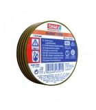 Banda 20m izolatoare TESAFLEX galben/verde, Tesa