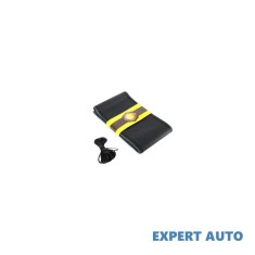 Husa volan cu ac si ata din piele cu gaurele, marime m,culoare negru premium cod: luxfst01 Alta marca Alt model #7