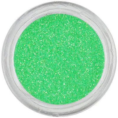 Pigment verde deschis cu sclipici foto