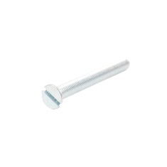 Surub cu cap inecat crestat, otel, zincat alb, M6 x 20 mm