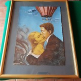 LUIGI PUIU - ARTIST PLASTIC IESEAN - FEMEIA DE NISIP - GRAFICA, Scene gen, Pastel, Realism