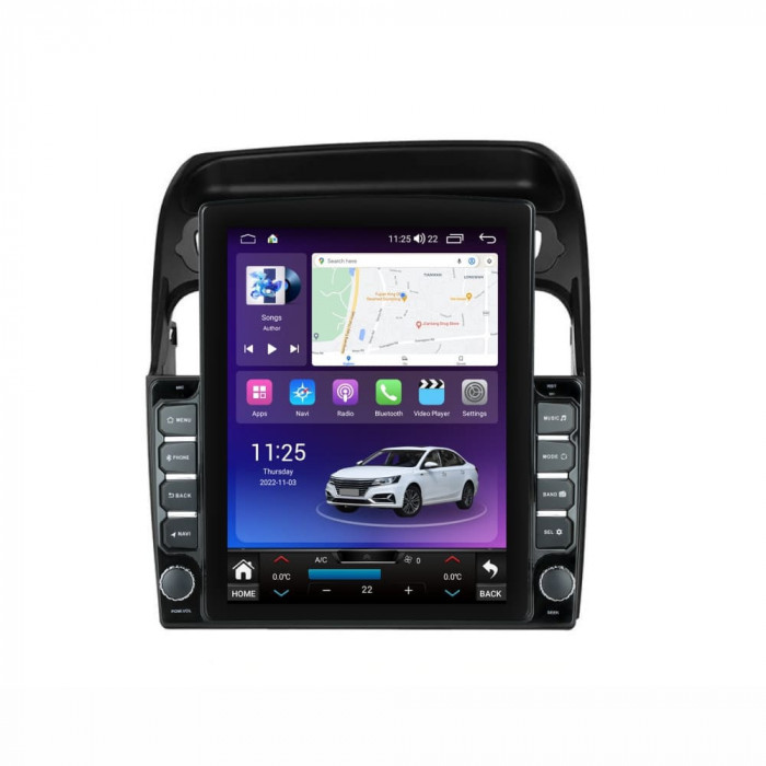Navigatie dedicata cu Android Fiat Linea 2006 - 2012, 8GB RAM, Radio GPS Dual