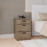 Noptiera Adore Trendline, 3 sertare, 40 x 57 x 39 cm