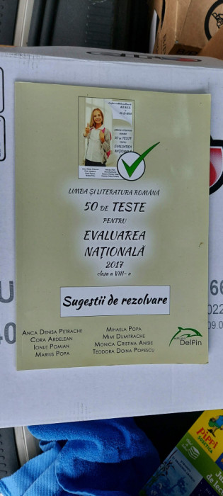 LIMBA SI LITERATURA ROMANA 50 DE TESTE PENTRU EVALUAREA NATIONALA CLASA A VIII A