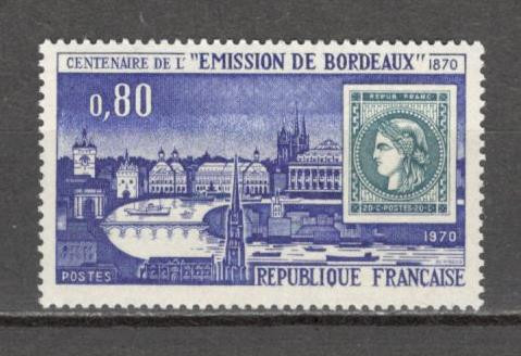 Franta.1970 100 ani marca postala Bordeaux XF.325