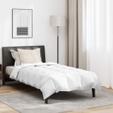 vidaXL Pilotă cu pernă 2 pcs Alb 155 x 220 cm Jos