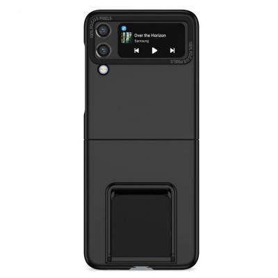 Husa de protectie flippy, pliere tridimensionala, multifunctionala, pc, pentru samsung galaxy z flip 4/z flip 4 5g, negru foto