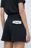 Cumpara ieftin Columbia pantaloni scurți Lodge femei, culoarea negru, uni, high waist 2073461