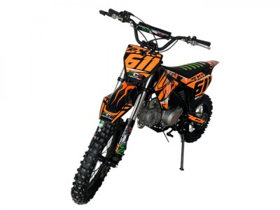 Motocicleta cross NCX SXR Evolution 17/14&amp;amp;quot; 140cc 4T benzina negru/portocaliu foto