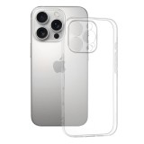 Husa iPhone 16 Pro Techsuit Clear Silicone, transparenta