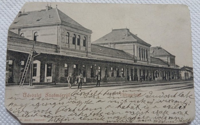 Carte postala, Satu Mare Gara, 1901