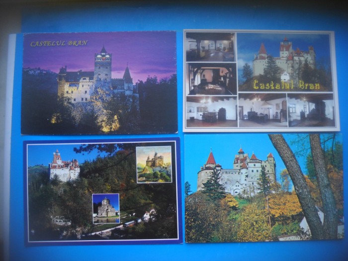 HOPCT LOT 3546 - 4 CARTI POSTALE-BRAN -JUD-BRASOV-NECIRCULATE