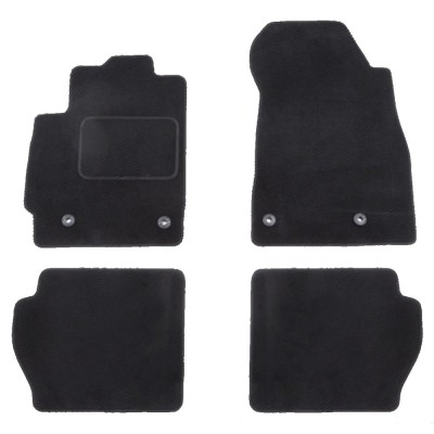 Set covorase auto mocheta Velor MAZDA 2 (DE), 11.2007-10.2014, negru, foto