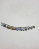 Superba bratara argint cu pandative orase germane