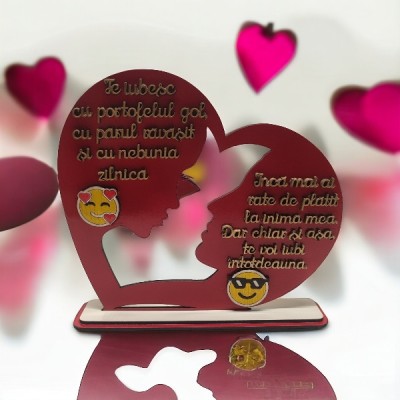 Cadou pentru iubit/iubită/sotie cu Emoji foto