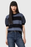 AllSaints pulover din amestec de l&acirc;nă CLEM culoarea negru, W015KD