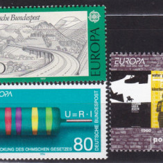 GERMANIA 1977/1994/2003 EUROPA CEPT 3 SERII MNH