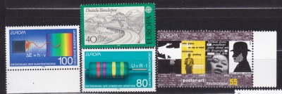 GERMANIA 1977/1994/2003 EUROPA CEPT 3 SERII MNH foto