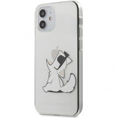 Husa Plastic Karl Lagerfeld pentru Apple iPhone 12 Pro Max, Choupette Eat, Transparenta KLHCP12LCFNRC foto