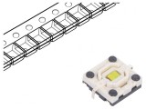 Micro&icirc;ntrerupător TACT cu LED SMT 12V 0,05A