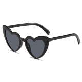 Ochelari in forma de inima, flippy, pentru petrecerea burlacitelor, tematica nunta, protectie soare, 14.7x4.9x14.2 cm, negru