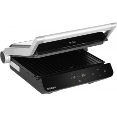 Grill electric ECG FORZA 5200 Fuego, 2000W, 80-230 &deg;C, 2 termostate, cronometru, deschidere 180&deg;, capac din otel inoxidabil
