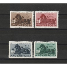 B&eacute;lyegjubileum (Jubileul Filatelic) LP939-942 Ungaria 1946