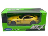 Macheta metal Mercedes-Benz AMG GT R galben 1/24