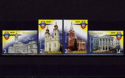✅RO 2014 ,LP 2011,&amp;quot;Orasele Romaniei , Arad&amp;quot; , serie , MNH foto