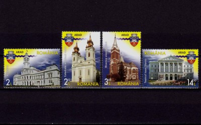 RO 2014 ,LP 2011,&amp;quot;Orasele Romaniei , Arad&amp;quot; , serie , MNH foto