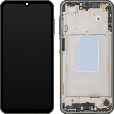 Display cu Touchscreen MP compatibil cu Samsung Galaxy A26 A266, cu Rama, Negru foto