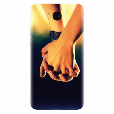 Husa silicon pentru Huawei Y5 2017, Couple Holding Hands foto