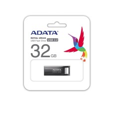 MEMORIE USB 3.2 ADATA UR340 32GB BLACK METALIC, &quot;AROY-UR340-32GBK&quot; (timbru verde 0.03 lei)