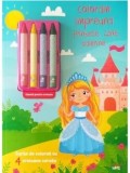 Cumpara ieftin Printese, zane, balerine. Carte de colorat cu 4 creioane cerate. Coloram impreuna/***