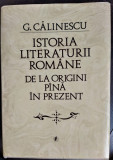 George Calinescu-Istoria literaturii romane de la origini pana in prezent, 1982