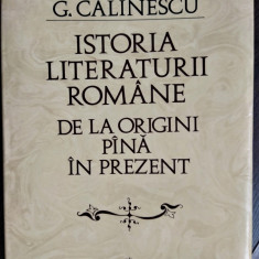 George Calinescu-Istoria literaturii romane de la origini pana in prezent, 1982