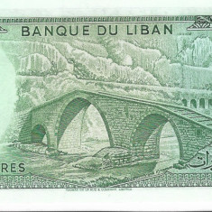 Bancnota 5 livres 1986 - Liban, UNC
