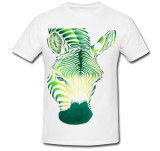 Cumpara ieftin Tricou &quot; Zebra alb cu verde &quot;