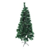 Brad artificial de craciun tip pin nins, suport metalic inclus, 210 cm, verde, Oem