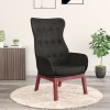 VidaXL Scaun de relaxare, negru, material textil