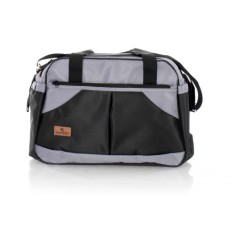 Geanta Lorelli Compartimentata pentru Accesoriile Bebelusului Sandra Black &amp;amp; Grey foto