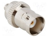 Adaptor BNC mamă la MCX tată 50&Omega; PTFE 4GHz - AMPHENOL RF