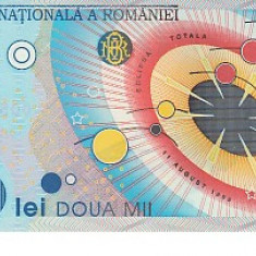 B12 - Bancnota Romania - 2000 lei - emisiune 1999 - eclipsa