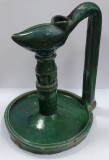 Lampa din ceramica glazurata, Maroc, Secol XIX
