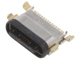Soclu USB 2.0 SMT PIN 16 Orizontal Middle Board Mount